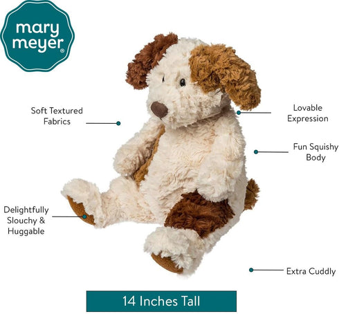 14-Inches, Mary Meyer Stuffed Animal Snuggables Plush Soft Toy, Dog