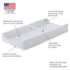 16' 32' Kolcraft Waterproof Contoured Wipeable Baby Diaper Changing Pad for Dresser or Table, Durable Easy Clean