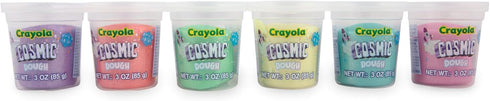 Crayola Dough - Cosmic Play Dough | 20 Tubs of 3oz Non-Toxic Modeling Compound in 6 Cosmic Colors
