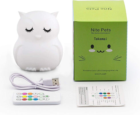 Night Light, Bedside Lamp for Children/Kids, Baby Nursery Lamp for Breastfeeding Safe, Break Resistant, Eye Caring