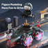 RC Stunt Car Remote Control for Kids with HD Projection Lights, Music, 360° Rotation, 4WD 2.4GHz