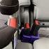 BPA-Free Seat Belt Receptacle Stabilizer by Buckle Booster, 3-Pack, Purple with Car Safety Stickers