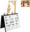 KOSIMI PlayBook'd - Hangman Game Magnetic Cowboy, Vocabulary Words Spelling Challenge Table Game,