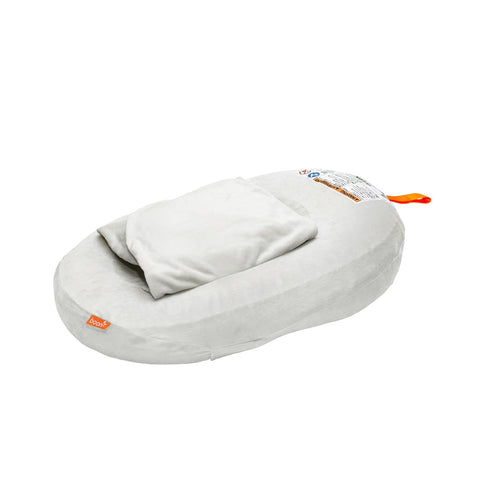 Boon Puff+ Inflatable Baby Bather - Infant Bathtub Includes Microfleece Cover, Swaddle