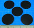 LITKO Model Display Base, 2 Inch Circular, 2 Inch Round, 51mm, 5 Pack for RPG Large Figure Size