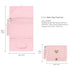 Quilted Baby Wipes and Diaper Bag Quilted Wipe Pouch Cute Diaper Bag Portable Hanging Wet Wipes Bag for Stroller (Teddy