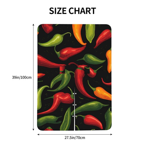 Zhbvncp Hot Chili Pepper Pattern Baby Car Seat Cover & Breastfeeding Nursing Cover - Breathable Stretch Fabric