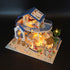 GuDoQi DIY Miniature Dollhouse Kit - 1:24 Scale Tiny House Kit with Music and Furniture, Great Gift for Birthday