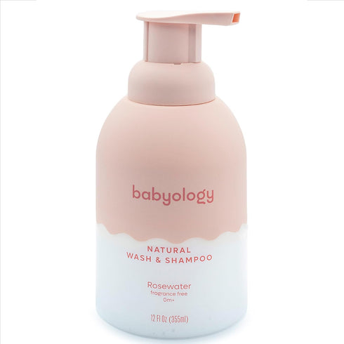 Babyology All Natural Baby Wash and Shampoo - 100% Edible Ingredients -