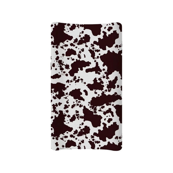 Brown Cow Print Changing Pad Cover for Baby Girls Boys Soft Breathable