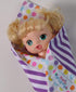 Baby Whitney 17" Set 2 Pack Doll Toy Receiving Blankets