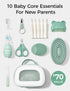 Momcozy Core Baby Kit, Baby Shower & Registry Essential Kit for Grooming&Health&Cleansing Care, Includes Nail File