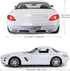 RASTAR Benz Remote Control Car 1:14 RC Mercedes Benz SLS AMG Model Toy for Kids, Open Doors by Manual - White 2.4GHz