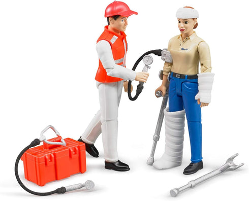 62710 Set Bruder bworld Figure Ambulance Toy Figure
