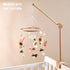 JolyRolyPal Baby Crib Mobile for Boys and Girls, Floral Mobile for Crib, Butterfly and Flower Nursery Decor, Crib