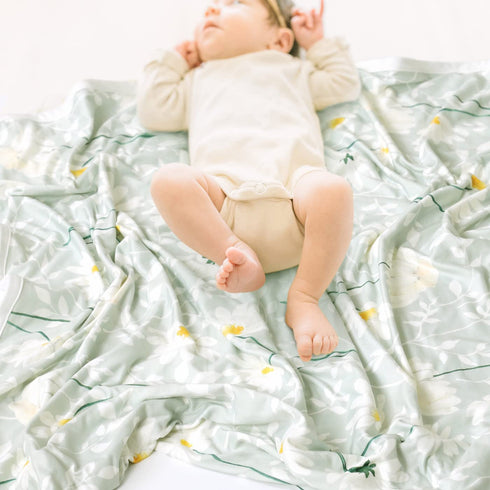 2 Pack 34 44, GRSSDER Baby Blankets Super Soft Stretchy Jersey Knit Swaddle Blanket for Baby Girls, Double Layer