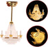 LUOZZY Mini LED Chandelier for Dollhouses - Dollhouse Lighting