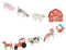 Meri Meri On The Farm Party Banner, 10' Garland with Excess Cord (Pack of 1)