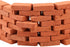 200 Pcs Miniature Bricks, 1/16 Mini Red Brick Stone, Premium Clay Bricks for Dollhouse Decoration and Handmade Craft