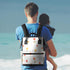 Hsnar Backpack Cute Tulip Flower Waterproof Diaper Bag Large Capacity Baby Bag with Stroller Straps, Multi-Pocket