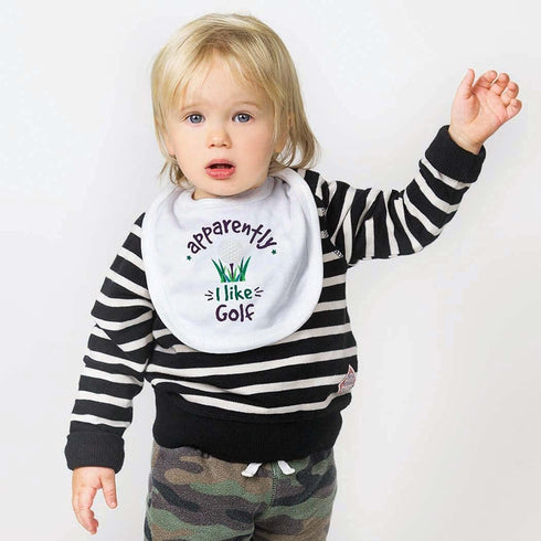 ChalkTalkSPORTS Golf Baby & Infant Bibs - Soft Microfiber Golfing Baby Bibs