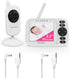 HelloBaby Baby Monitor with Camera and Audio, 3.2'' No WiFi Baby Monitor, Two-Way