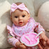 17 Inches 3+ GOAROY Baby Dolls, Large Realistic Baby Doll with Cute Soft Body, Real Life Baby Dolls Girl, with Bottles