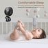 Portable 6-inch Stroller Fan, Rechargeable Clip-on for Baby Strollers, Car Seats, 4800 mAh Battery, Black