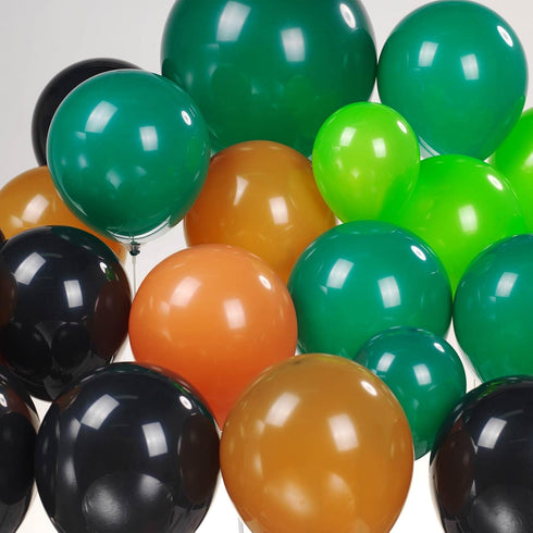 Video Game Balloon Garland Kit 135pcs, Green and Black Controller Balloon Arch for Boy Gaming Birthday Party Decorations