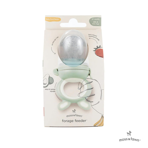 Forage Feeder, Soothing Silicone Frozen Baby Food Teething Toy, BPA, PVC & Phthalate Free - Fern