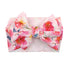 KIDOCHEESE 10 Pack Big Bows Hairbands, Soft Nylon Hairband with Large Bows for Baby Girls, Toddlers, Kids