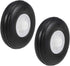 uxcell Tire and Wheel Sets for RC Airplane, PU Sponge Tire with Plastic Hub, 1.25" 2pcs
