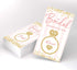 Printed Party Bridal Shower Games - 30 Scratch Off Raffle Cards & Stickers, Fun Pink and Gold Design