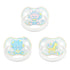 LittleForBig Bigshield Generation-II Adult Sized Printed Pacifier Set Baby Parade Pattern 3-Pack