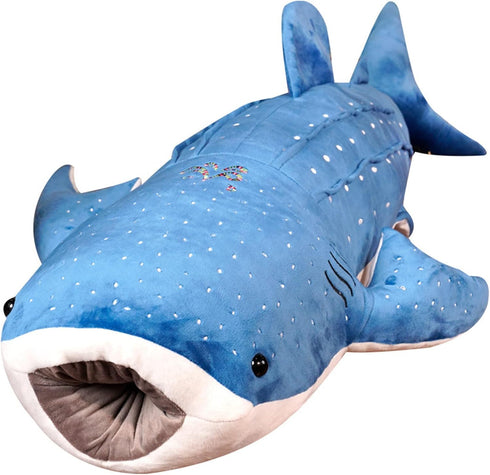 21in Whale Shark Stuffed Animal, Whale Shark Plush Toy, Kids Plush Pillows, Stuffed Blue Whale Doll
