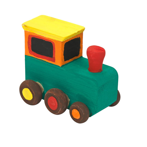 Colorations Decorate Your Own Wooden Trains, Set of 12, Craft for Kids