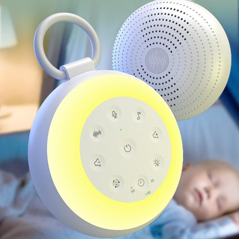 WEISUYUUS Baby White Noise Sound Device Portable Infant Sleep Help Device with Adjustable Volumes Simple Operate