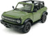 2-Door Convertible Bronco Model Car - 1/36 Scale Diecast Toy with Pull Back Doors, Black Rim