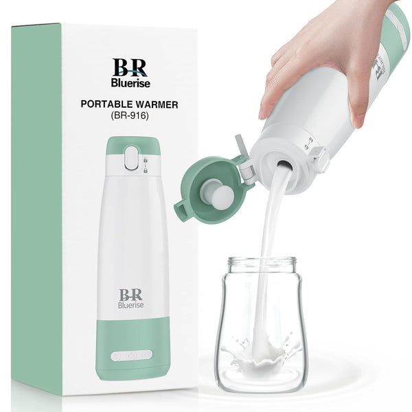 Portable Milk Warmer for Travel Dual Heating Modes for Breast Milk &