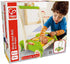 Hape Block and Roll Cart, Toddler Wooden Push and Pull Toy, Multicolored, L: 13.9, W: 11.1, H: 16.1 inch