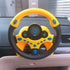 Coherny Simulated Driving Controller - Portable Steering Wheel Toy for Children, Educational Sounding Interactive Gift