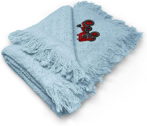 Fastasticdeals Nursery Bedding Baby Blankets for Boys & Girls Tractor Machine A Cotton