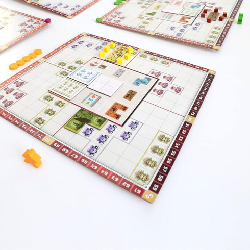 GTS Distribution BUCANEIROS Founders of Teotihuacan Board Game, Tile Laying Ancient City Building, Ages 14+, 1-4