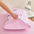 4-Piece Set Set URBONUR Toddler Bedding - Ultra Soft Cartoon Pink Zoo Animals Girls Toddler Comforter - Include