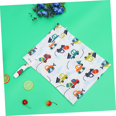Reusable Diaper Bag Wet Dry Pouch - Family Travel Storage Solution