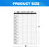 GSE 100-Pack 7" x 5" Canasta Score Pads with Game Instructions for Classic Canasta