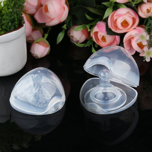Accmor 2 Pack Pacifier Case, Pacifier Holder Case, Pacifier Container for Travel, BPA Free, Transparent