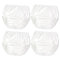 Joyo roy 4Pcs White Diaper Covers for Girls Training Pants Boys Cloth