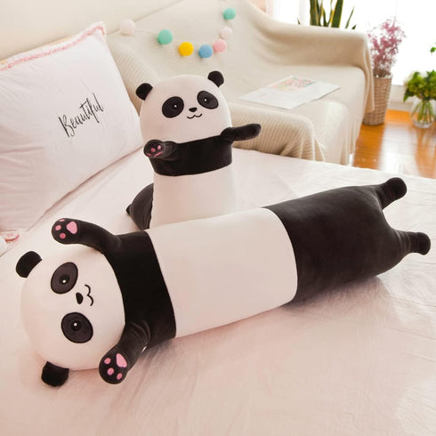 Panda Plush Pillow - Soft Long Stuffed Animal Pillow, Cute Long Panda Plush Toy for Kids, Girlfriend (43.3inch)