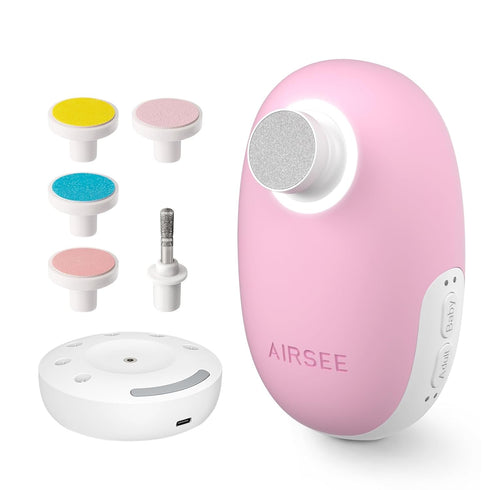 AIRSEE Baby Nail Trimmer Electric, Newborn Nail Clipper with Light, Safe &